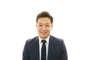 Asya işadamı gülümseyen