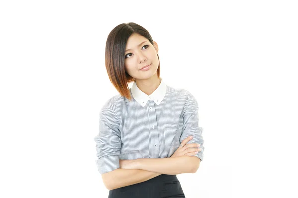 Retrato de una joven empresaria — Foto de Stock