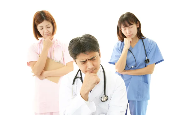 Personale medico triste — Foto Stock