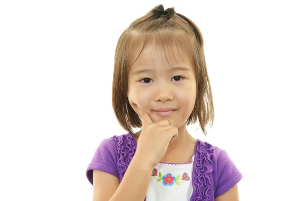 Happy little Asian girl smile — Stock Photo, Image