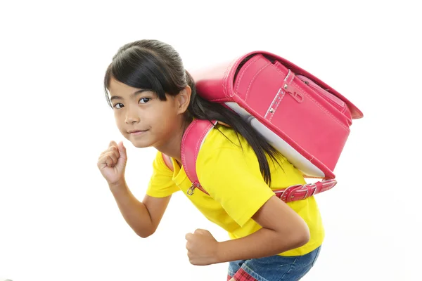 Portrait of an Asian schoolgirl — Stock Photo, Image