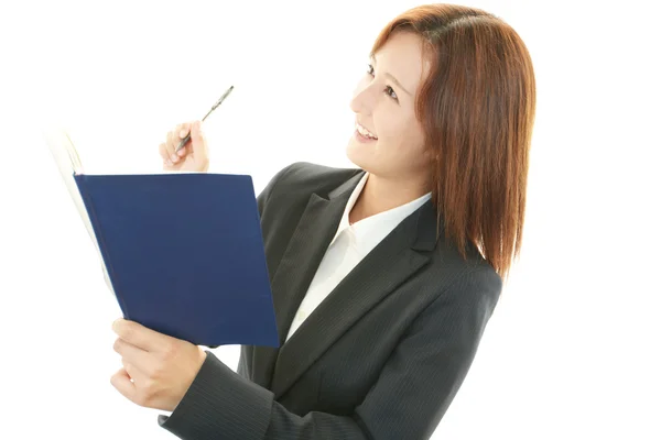 Mujer de negocios sonriente — Foto de Stock