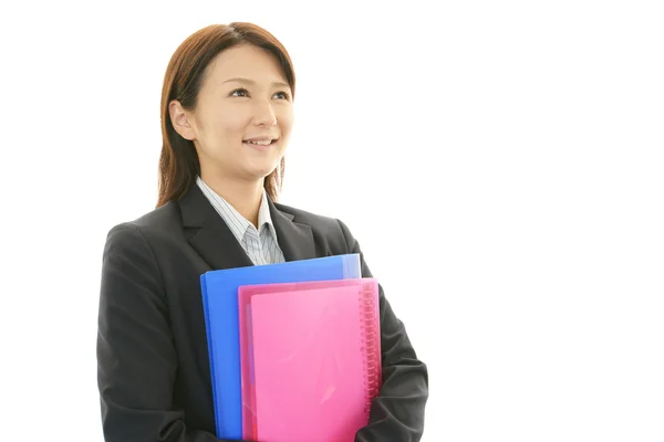 Retrato de una joven empresaria — Foto de Stock