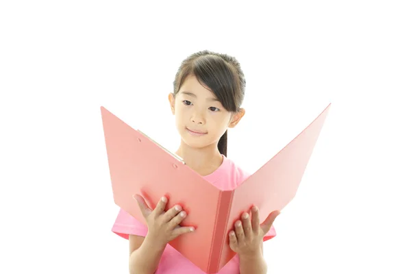 Asian girl studying — Stock Photo, Image