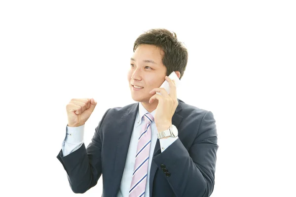 Smiling Asian businessman — Stock Photo, Image