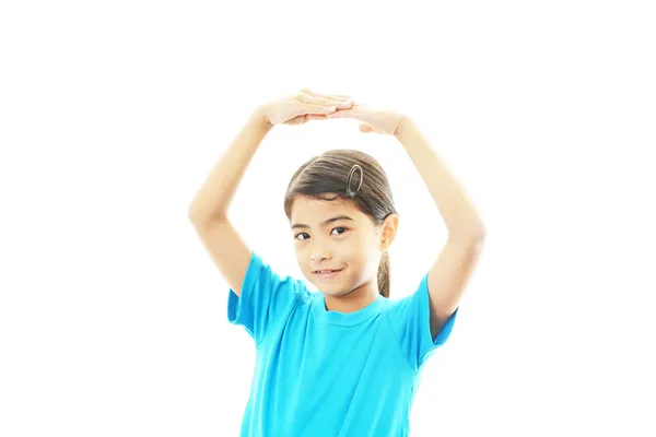 Sorrindo menina asiática — Fotografia de Stock