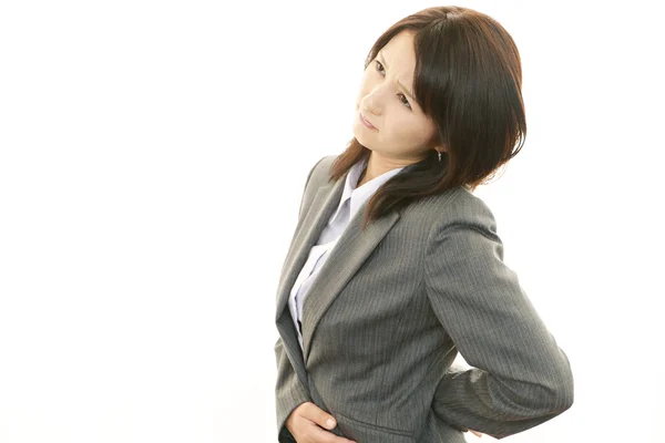 Stressed business woman — Stock Photo, Image