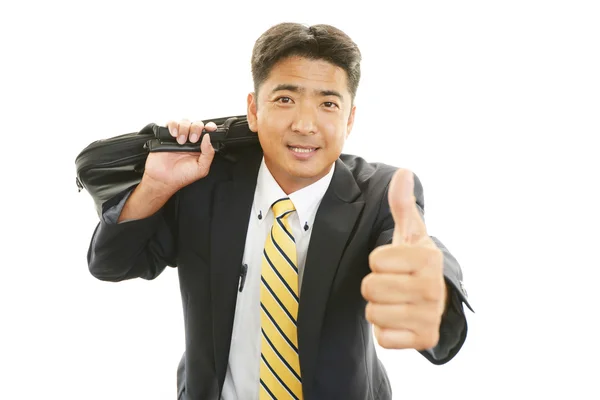 Smiling Asian businessman — Stock Photo, Image