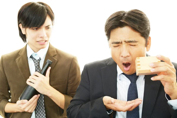 Drunk businessman — Stock Photo, Image