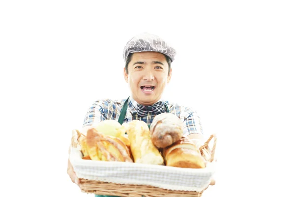 Panadero sonriente —  Fotos de Stock