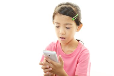 akıllı telefon ile kız