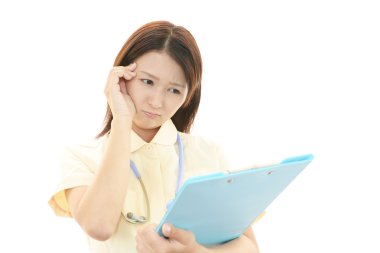 Asyalı kadın hemşire