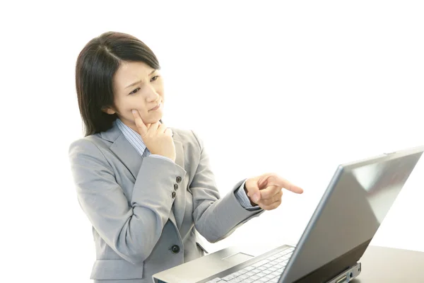 Portrait of a young business woman — Stock Photo, Image