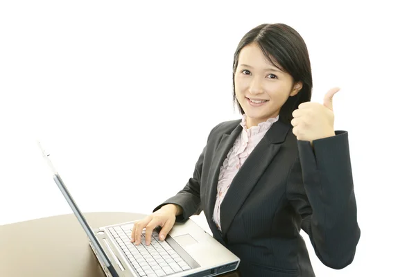 Lavoro d'ufficio femminile — Foto Stock