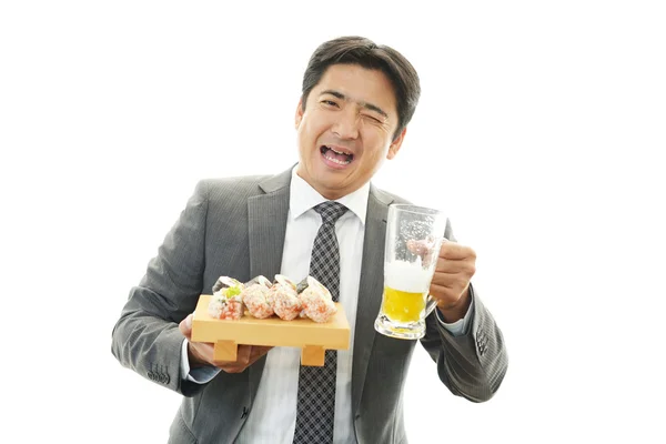 Drunk businessman — Stock Photo, Image