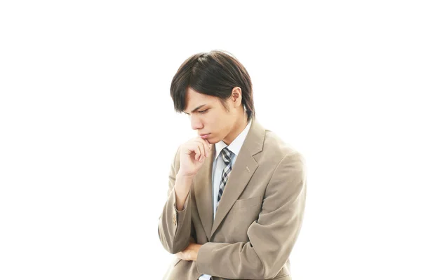 Thinking businessman — Stock Photo, Image