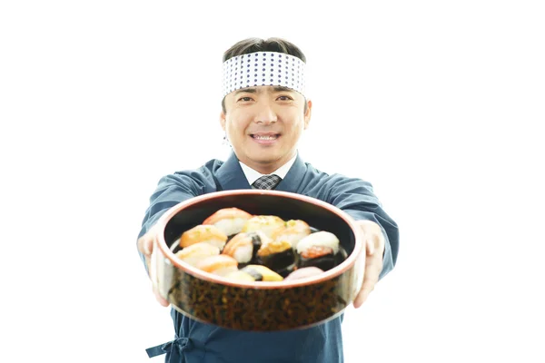 Chef de sushi —  Fotos de Stock