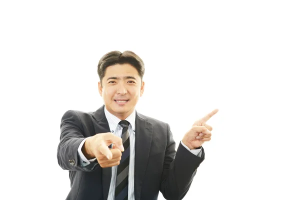 Smiling businessman — Stock Photo, Image