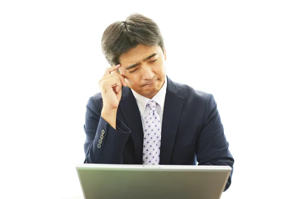 Stressed businessman — Stock Photo, Image