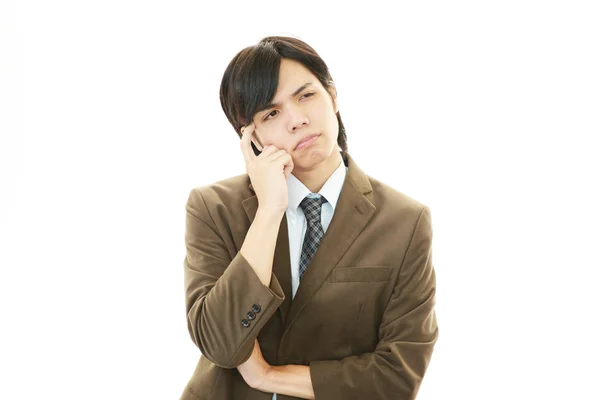 Tired businessman — Stock Photo, Image