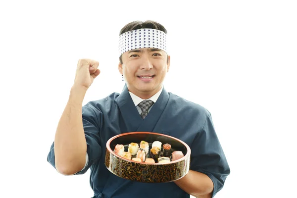 Sushi chef — Stock Photo, Image