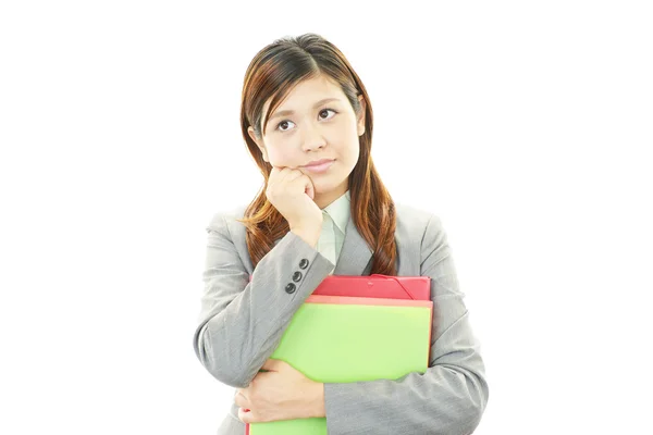 Portrait of a young business woman — Stock Photo, Image