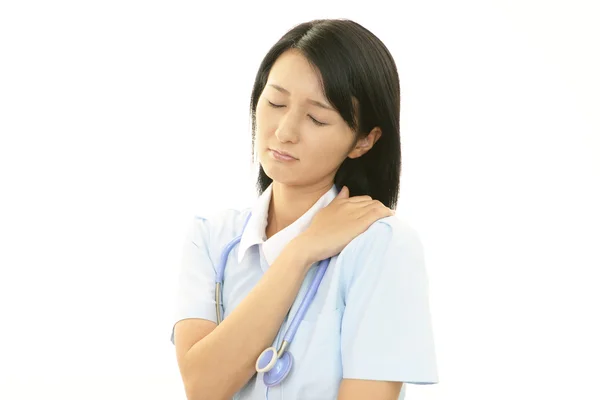 Tired nurse — Stock Photo, Image