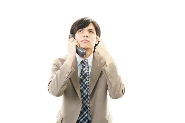 Stressed Asian businessmen — Stock Photo, Image