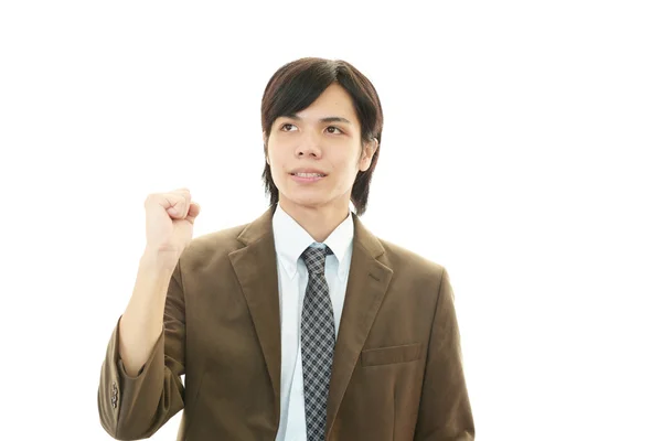 Businessman enjoying success — Stock Photo, Image