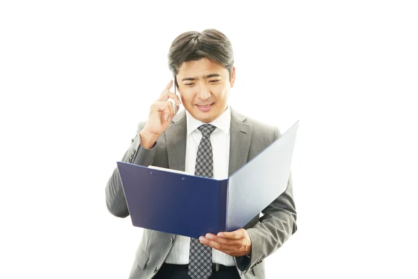 Retrato de un empresario asiático — Foto de Stock