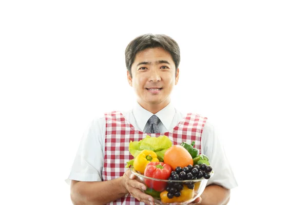 Sorridente asiatico uomo — Foto Stock