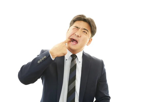 Man with toothache — Stock Photo, Image