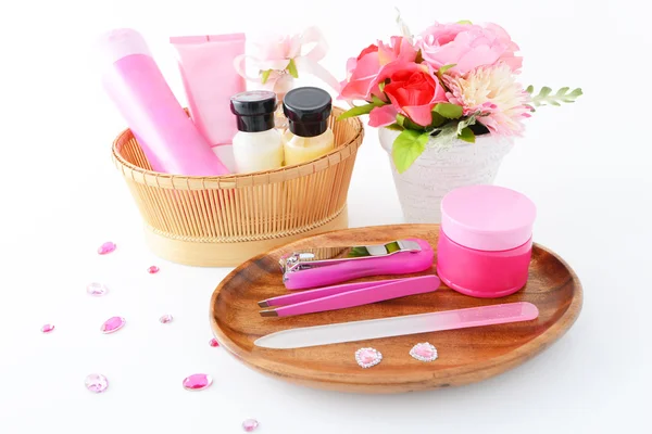 Skin care basic cosmetics — Stock Photo, Image