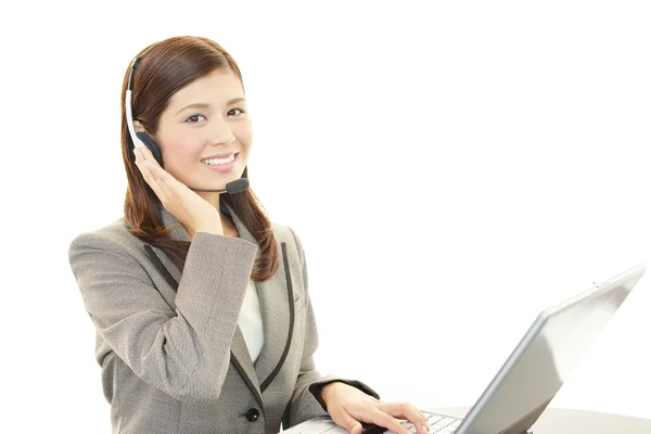 Customer services operator — Stock Photo, Image