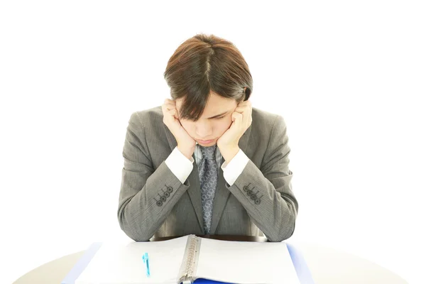 Depressief zakenman — Stockfoto