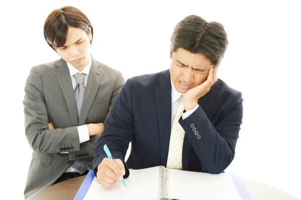 Stressed businessman — Stock Photo, Image