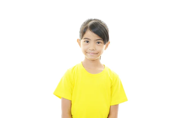 Portrait of an Asian schoolgirl — Stock Photo, Image