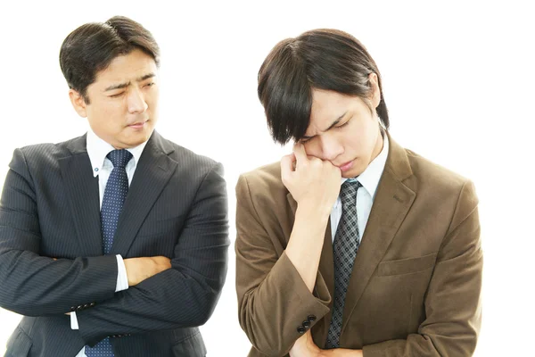 Stressad affärsman — Stockfoto