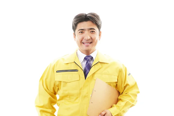 Trabajador sonriente — Foto de Stock