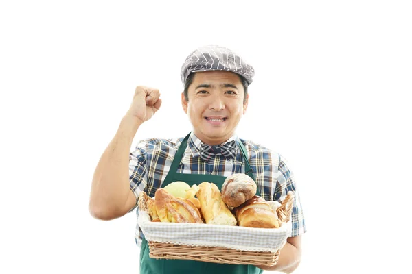 Smiling waiter — Stock Photo, Image