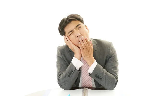 Tired businessman — Stock Photo, Image