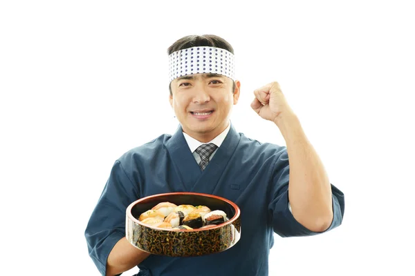 Sushi chef — Stock Photo, Image