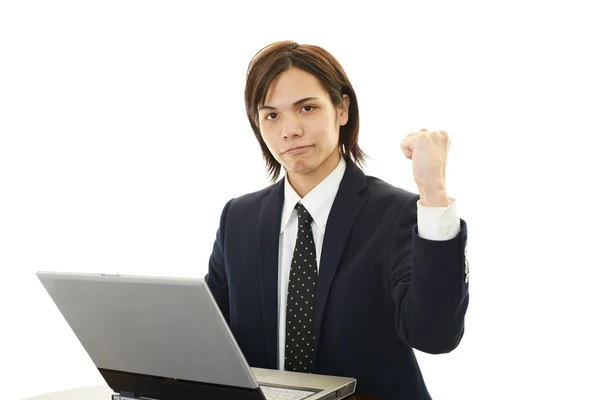 Smiling Asian businessman — Stock Photo, Image