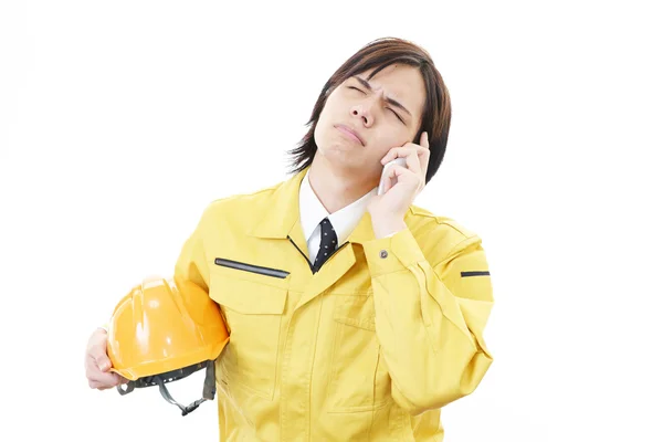 Trabajadores de la construcción — Foto de Stock