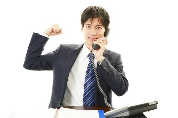 Sonriente asiático hombre de negocios — Foto de Stock