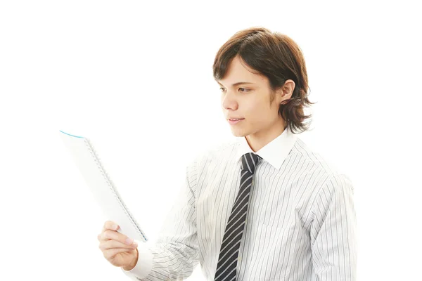 Smiling Asian businessman — Stock Photo, Image