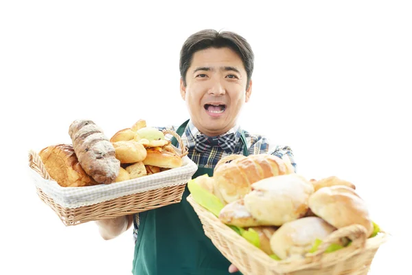 Smiling baker — Stock Photo, Image