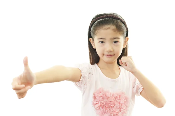 Sorrindo menina asiática — Fotografia de Stock