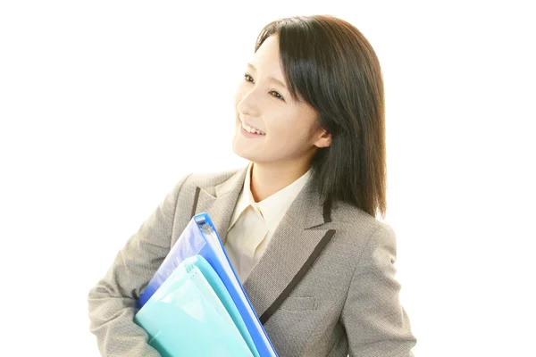 Retrato de una joven empresaria — Foto de Stock