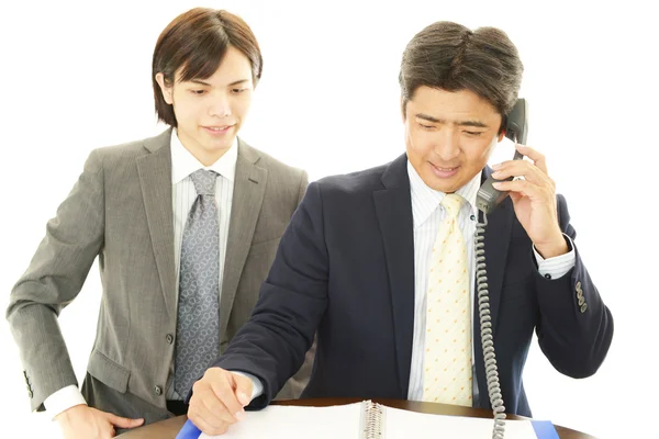 Sorrindo asiático empresário — Fotografia de Stock